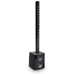 LD SYSTEMS MAUI28-G3 SISTEMA PA PORTATILE A COLONNA BLUETOOTH MIXER 2000 WATT NERO