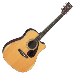 YAMAHA FX370C NATURAL CHITARRA ACUSTICA 4/4 ELETTRIFICATA SPALLA MANCANTE EQ 3 BANDE + AMF COLORE NATURAL