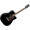 YAMAHA FX370C BK CHITARRA ACUSTICA 4/4 ELETTRIFICATA SPALLA MANCANTE EQ 3 BANDE COLORE NERO