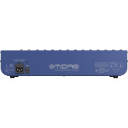 MIDAS DM16 MIXER LIVE E DA STUDIO 16 CANALI 12 MICROFONICI + 2 STEREO 2 AUX SEND EQ 3 BANDE MEDIO SEMI PARAMETRICO PHANTOM POWER