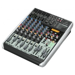 BEHRINGER XENYX QX1204-USB MIXER 12 INGRESSI 4 COMPRESSORI 2 BUS EFFETTI KLARK TEKNIK +48V WIRELESS READY