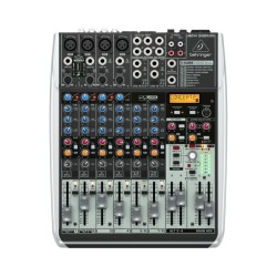 BEHRINGER XENYX QX1204-USB MIXER 12 INGRESSI 4 COMPRESSORI 2 BUS EFFETTI KLARK TEKNIK +48V WIRELESS READY