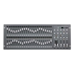 SHOWTEC SHOWMASTER 48 MK2 CENTRALINA LUCI MIDI DMX 48 CANALI 24+24 PRESET 96 SCENE 23976 PASSI LOOP MONTAGGIO RACK ALIMENTATORE