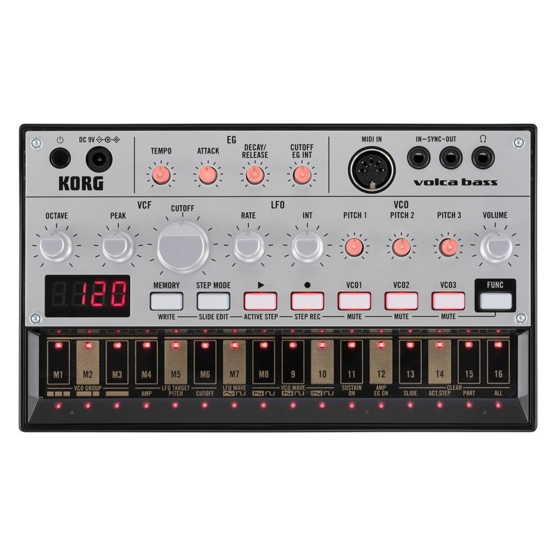 KORG VOLCA BASS SINTETIZZATORE ANALOGICO PER SUONI DI BASSO