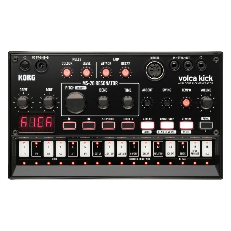 KORG VOLCA KICK SINTETIZZATORE ANALOGICO DI SUONI GRANCASSA E BASSO