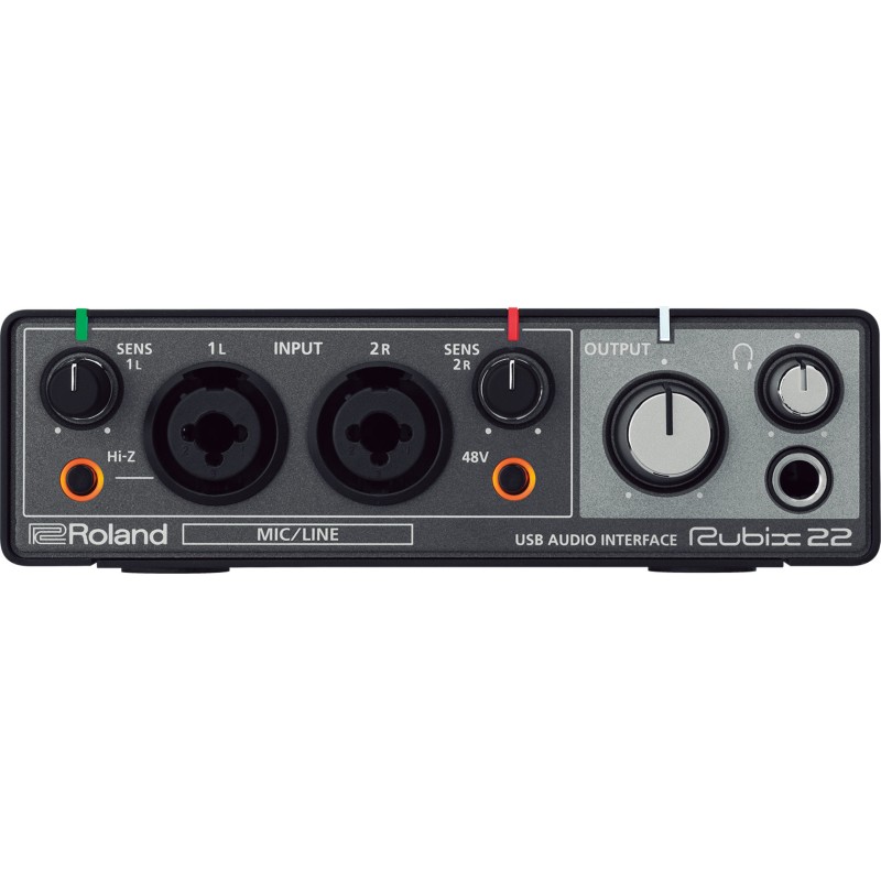 ROLAND RUBIX 22 INTERFACCIA AUDIO AD ALTA RISOLUZIONE 24 BIT 192 KHZ 2 IN 2 OUT PER PC MAC E iPAD