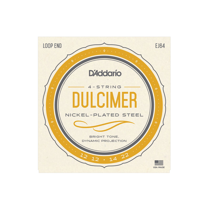 D'ADDARIO EJ64 CORDE PER DULCIMER NIKEL WOUND