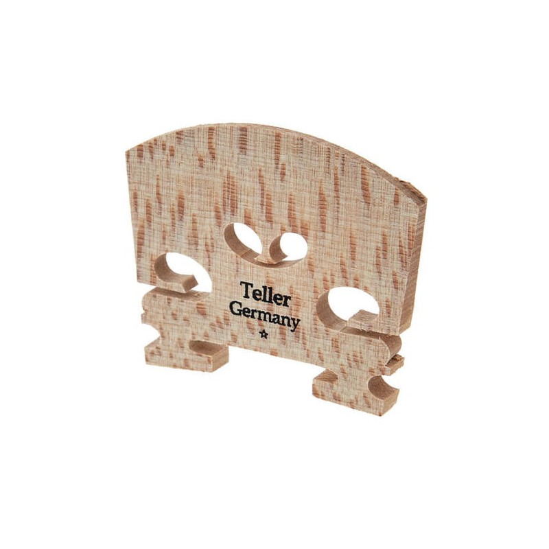 TELLER No.6 PONTE PER VIOLINO 4/4 IN ACERO SPECCHIATO BOSNIACO 41 MM