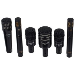 AUDIX DP7 DRUMSET KIT DI 7 MICROFONI PER BATTERIA + VALIGIA IN ALLUMINIO D6 D4 D2 I5 ADX51 DVICE CLAMPS
