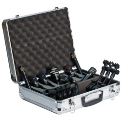 AUDIX DP7 DRUMSET KIT DI 7 MICROFONI PER BATTERIA + VALIGIA IN ALLUMINIO D6 D4 D2 I5 ADX51 DVICE CLAMPS