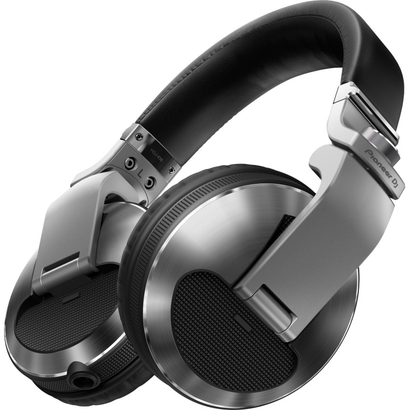 PIONEER HDJ X10S CUFFIA CHIUSA OVER EAR 32 OHM PER DJ + CUSTODIA COLORE SILVER