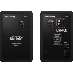 PIONEER DM 40 BT COPPIA MONITOR ATTIVI BASS REFLEX PER DJ E STUDIO 2 VIE 21 WATT BLUETOOTH COLORE NERO