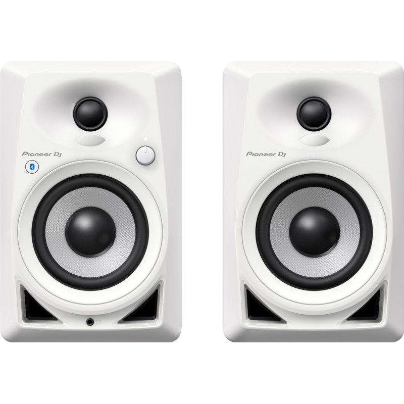 PIONEER DM 40 BT WH COPPIA MONITOR ATTIVI BASS REFLEX PER DJ E STUDIO 2 VIE 21 WATT BLUETOOTH COLORE BIANCO