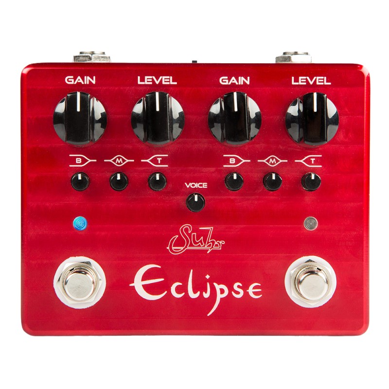 SUHR ECLIPSE DISTORSORE - OVERDRIVE 2 CANALI A PEDALE PER CHITARRA ELETTRICA