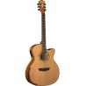 WASHBURN WCG-66SCE N CHITARRA ACUSTICA ELETTRIFICATA 4/4 TOP CEDRO MASSELLO FONDO E FASCE IN ACERO SPALLA MANCANTE COLORE NATURA