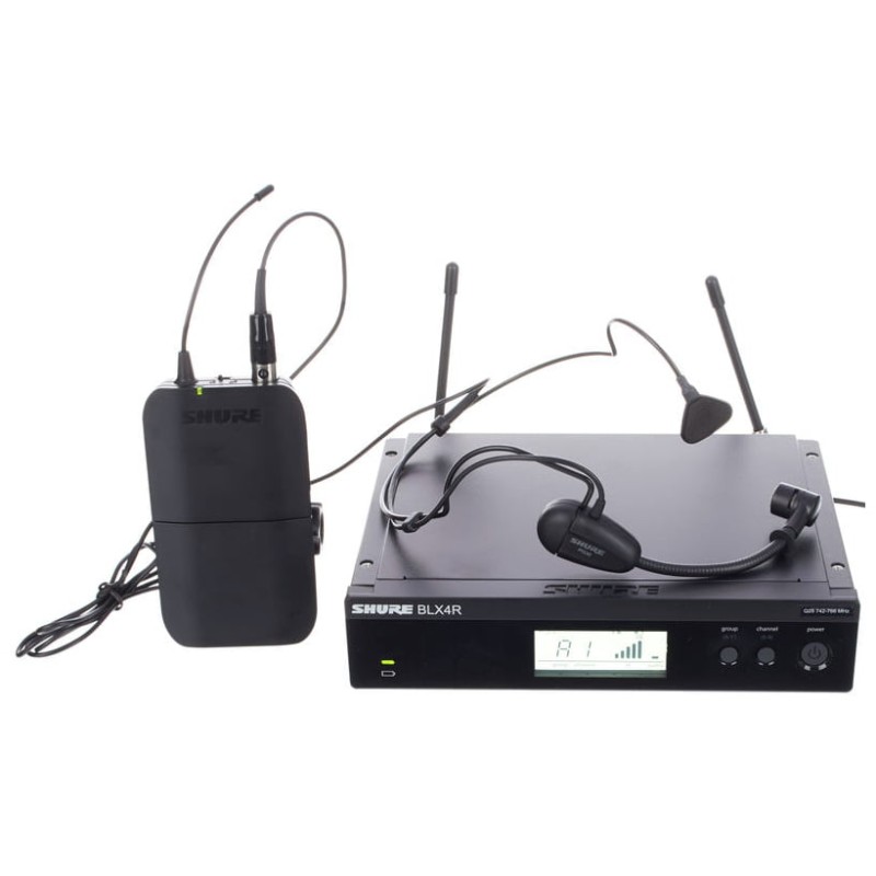SHURE BLX14RE/P31 RADIOMICROFONO COMPLETO MONTABILE A RACK CON MICROFONO ARCHETTO PGA31