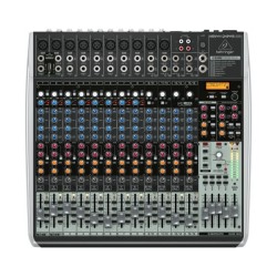 BEHRINGER XENYX QX2442USB MIXER 24 INGRESSI 8 COMPRESSORI EFFETTI KLARK TEKNIK WIRELESS READY INTERFACCIA AUDIO USB SOFTWARE