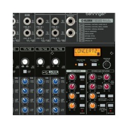 BEHRINGER XENYX QX2442USB MIXER 24 INGRESSI 8 COMPRESSORI EFFETTI KLARK TEKNIK WIRELESS READY INTERFACCIA AUDIO USB SOFTWARE