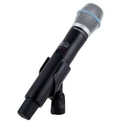 SHURE QLXD24E/BETA87 RADIOMICROFONO PALMARE WIRELESS PROFESSIONALE CON CAPSULA BETA87
