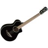 YAMAHA APXT2 BK CHITARRA ELETTROACUSTICA TRAVEL SPALLA MANCANTE COLORE BLACK + CUSTODIA