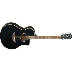 YAMAHA APXT2 BK CHITARRA ELETTROACUSTICA TRAVEL SPALLA MANCANTE COLORE BLACK + CUSTODIA