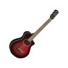 YAMAHA APXT2 DRB CHITARRA ELETTROACUSTICA TRAVEL SPALLA MANCANTE COLORE DARK RED BURST + CUSTODIA