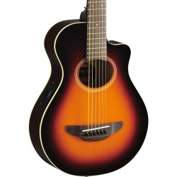 YAMAHA APXT2 OVS CHITARRA ELETTROACUSTICA TRAVEL SPALLA MANCANTE COLORE OLD VIOLIN SUNBURST + CUSTODIA