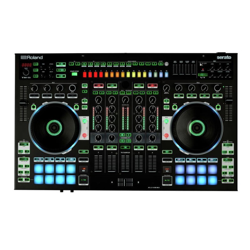 ROLAND DJ808 CONTROLLER PER DJ CON MIXER 4 CANALI E DRUM MACHINE