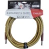 EXTREME SFJJ005/3M CAVO AUDIO JACK DRITTO COTONATO BEIGE OD8 SERIE CUSTOM PER STRUMENTI LIVE STUDIO 3 METRI