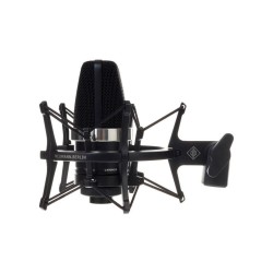 NEUMANN TLM102-MT STUDIO SET MICROFONO CONDENSATORE CARDIOIDE CAPSULA LARGA TLM-102 + SOSPENSIONE ELASTICA NERO