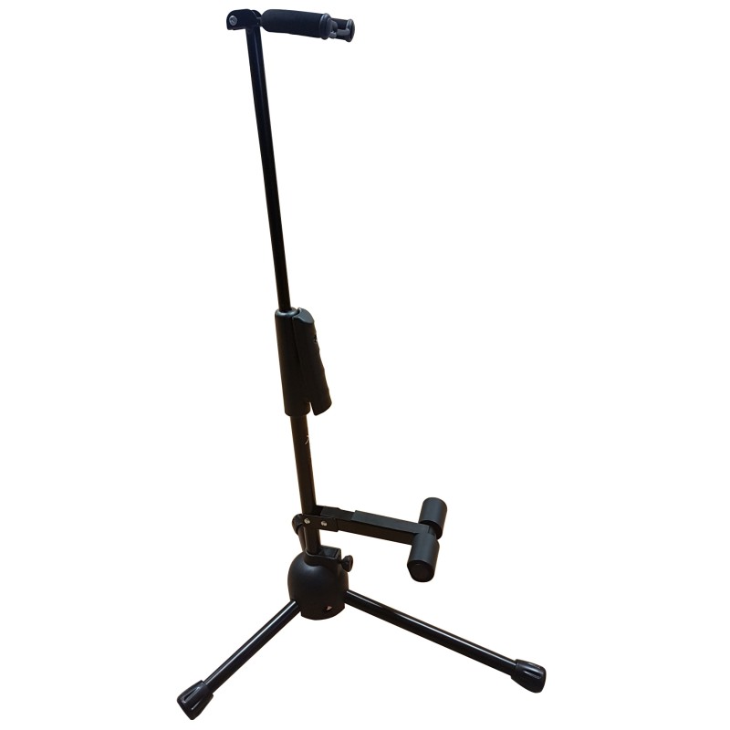 EXTREME GS021 SUPPORTO DA TERRA PER CHITARRA CON MECCANISMO AUTOBLOCCANTE ONE HAND IN NYLON E ALLUMINIO