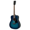 YAMAHA FG820 SUNSET BLUE CHITARRA ACUSTICA 4/4 TOP IN ABETE FONDO E FASCE IN MOGANO PONTE IN PALISSANDRO COLORE BLU TURCHESE