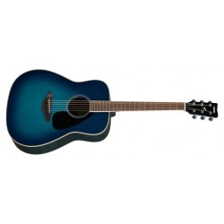 YAMAHA FG820 SUNSET BLUE CHITARRA ACUSTICA 4/4 TOP IN ABETE FONDO E FASCE IN MOGANO PONTE IN PALISSANDRO COLORE BLU TURCHESE