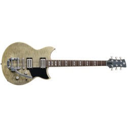 YAMAHA REVSTAR RS720B A GRA ASH GREY CHITARRA ELETTRICA 22 TASTI TOP IN ACERO FIAMMATO