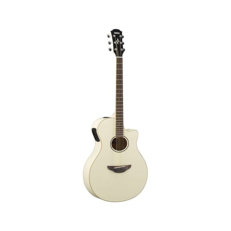 YAMAHA APX600 VW CHITARRA ACUSTICA ELETTRIFICATA SPALLA MANCANTE VINTAGE WHITE