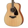 YAMAHA FG820 NT NATURAL CHITARRA ACUSTICA 4/4 TOP IN ABETE FONDO E FASCE IN MOGANO PONTE IN PALISSANDRO COLORE NATURALE
