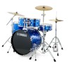YAMAHA RYDEEN STANDARD FINE BLUE BATTERIA ACUSTICA BLU CON HARDWARE + PIATTI PAISTE 101