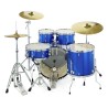 YAMAHA RYDEEN STANDARD FINE BLUE BATTERIA ACUSTICA BLU CON HARDWARE + PIATTI PAISTE 101