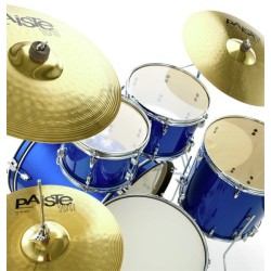 YAMAHA RYDEEN STANDARD FINE BLUE BATTERIA ACUSTICA BLU CON HARDWARE + PIATTI PAISTE 101