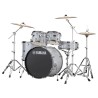 YAMAHA RYDEEN STANDARD SILVER GLITTER BATTERIA ACUSTICA ARGENTO CON HARDWARE + PIATTI PAISTE 101