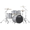 YAMAHA RYDEEN STUDIO SLV SILVER GLITTER BATTERIA ACUSTICA ARGENTATA CON HARDWARE + PIATTI PAISTE 101 COLORE ARGENTO