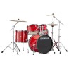 YAMAHA RYDEEN STUDIO HOT RED BATTERIA ACUSTICA ROSSA CON HARDWARE + PIATTI PAISTE 101 COLORE ROSSO
