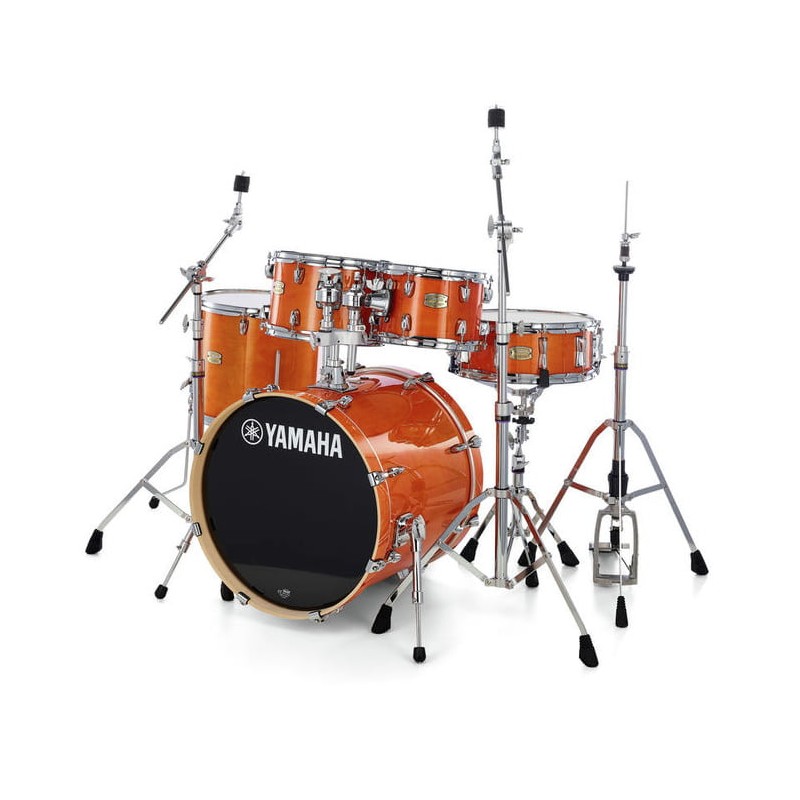 YAMAHA STAGE CUSTOM STUDIO SET HA ORANGE BATTERIA ACUSTICA ARANCIONE CON HARDWARE SET COMPLETO ARANCIONE