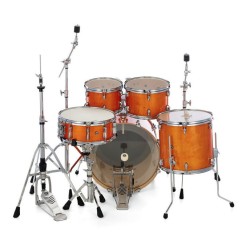 YAMAHA STAGE CUSTOM STUDIO SET HA ORANGE BATTERIA ACUSTICA ARANCIONE CON HARDWARE SET COMPLETO ARANCIONE