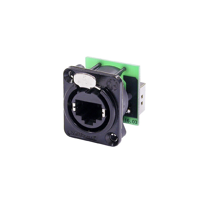 NEUTRIK NE8FDPB ADATTATORE IN LINEA PASSANTE CAT5E,RJ45,JACK,8 VIE