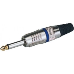 EXTREME JJ2PRO CAVO JACK MONO 1/4" 6.3mm - JACK MONO 1/4" 6.3 mm 2 MT CAVO AUDIO DI SEGNALE SCHERMATO FORNITO CON STRAP E ANELLI