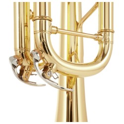 YAMAHA YTR-6335 GOLD TROMBA IN SIB LACCATA ORO IN OTTONE + CUSTODIA E BOCCHINO