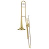YAMAHA YSL354 V VALVE TROMBONE TENORE IN SIB LACCATO CON VERNICE TRASPARENTE IN OTTONE + CUSTODIA E BOCCAGLIO