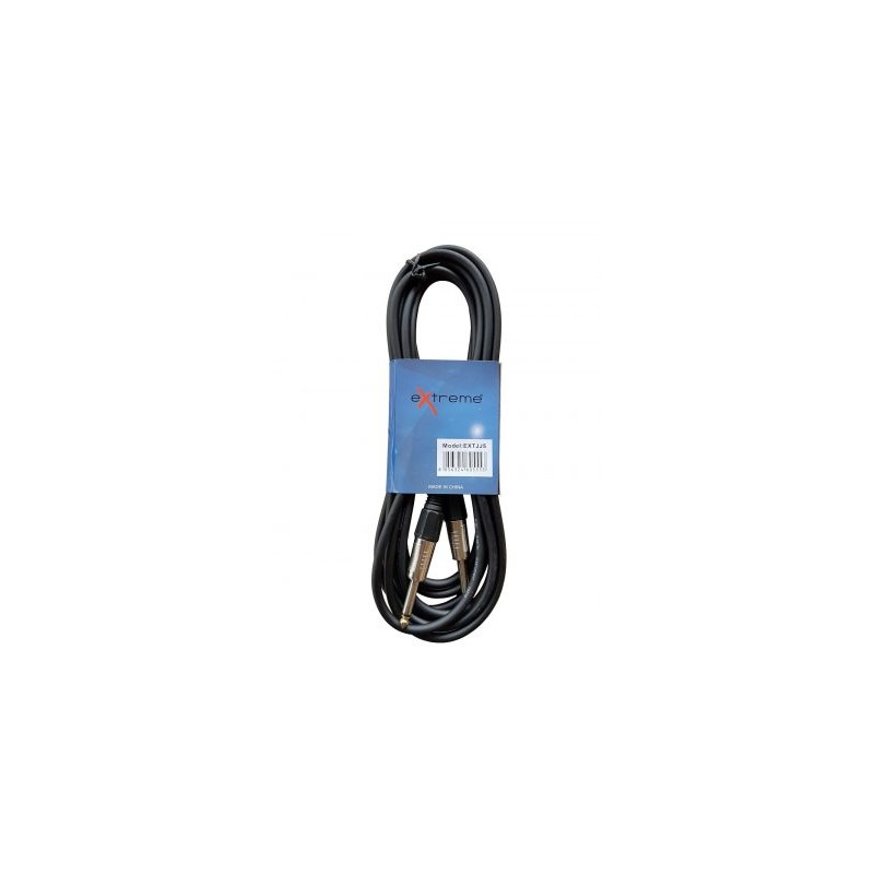 EXTREME CAVO JACK JACK MONO 14''/ 6.3mm DA 5 MT COLORE NERO
