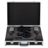 AKG C214 SET 2 MICROFONI STUDIO E LIVE A CONDENSATORE LARGO DIAFRAMMA VOCE E STRUMENTI + SOSPENSIONE A RAGNO + CUSTODIA IN METAL